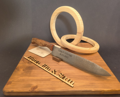 Filetiermesser Hochzeitsgeschenk