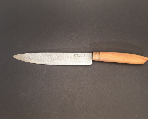 Damast Filetiermesser mit Maulbeerholzgriff Damast Filetiermesser mit Maulbeerholzgriff