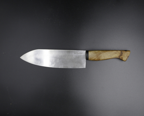 Santoku mit Olivenholzgriff
