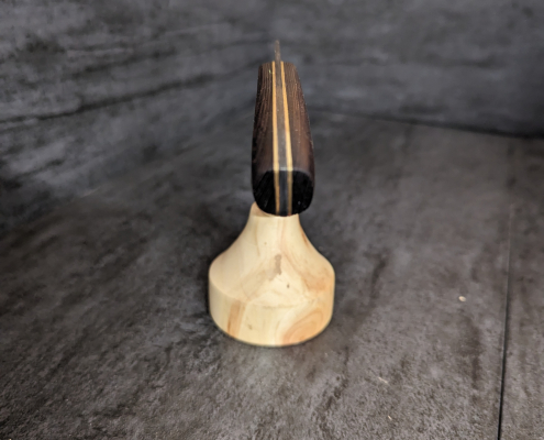 Räuchereichengriff mit Messingzwischenplatten