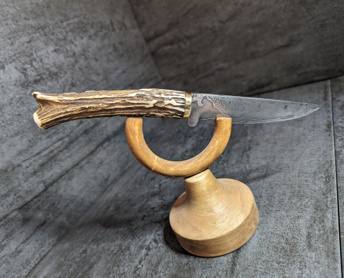 Hirschfänger mit Damastklinge